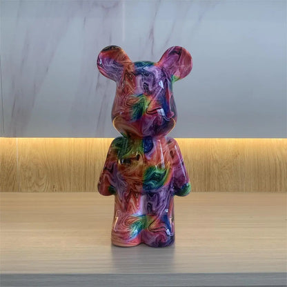 New Cute Heart Bear Figurine for Living Room Decor