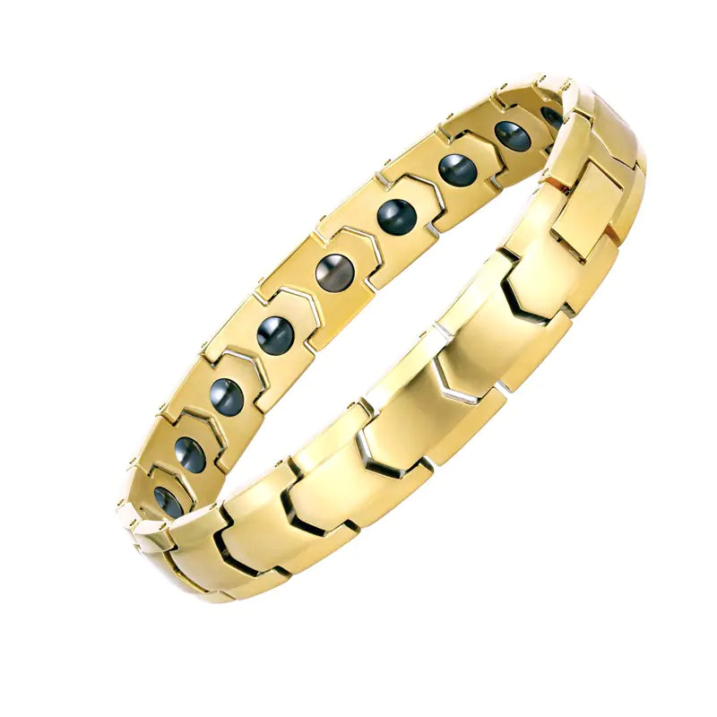 Stainless Steel Magnetic Therapy Health Bracelet