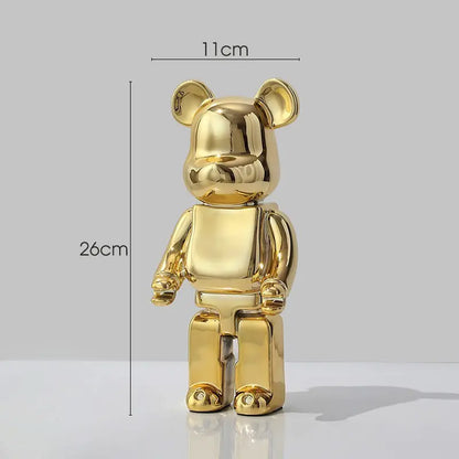 Luxury Electroplated Balloon Bear Decor for Home
