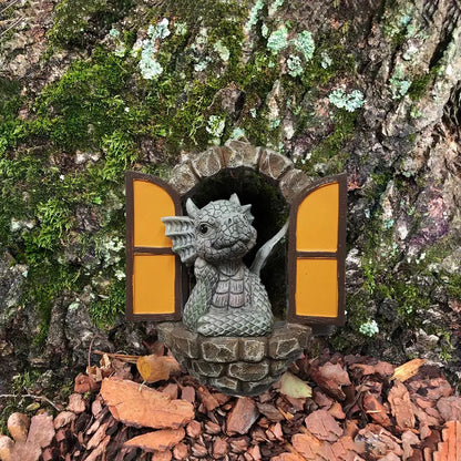 Small Dragon Resin Wall Decor for Home Decoration