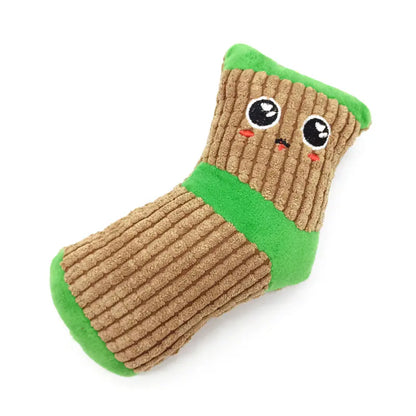 Cartoon Plush Dog Toys for Boredom Relief