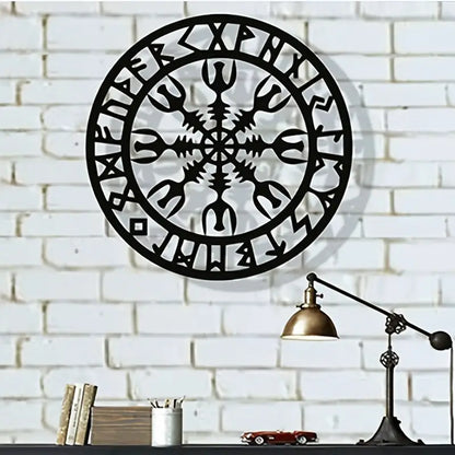 Viking Compass Wall Art Decor - Norse Mythology Symbol