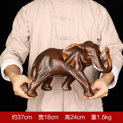Resin Elephant Figurine for Home Decor (One Piece)