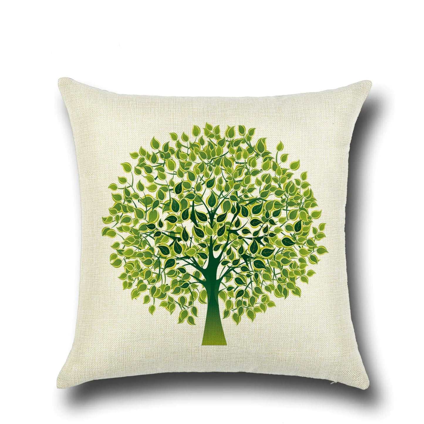 Stylish Cartoon Floral Tree Pillowcase for Home Decor