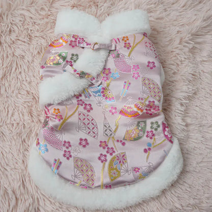 Thick Cotton Pet Clothes for New Year Warmth