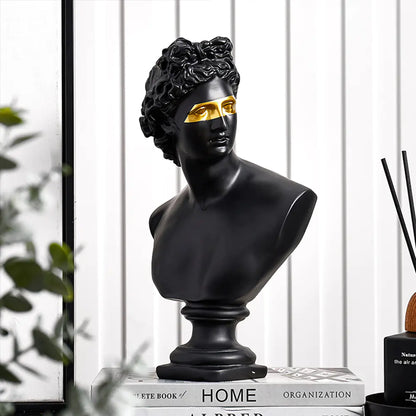 Nordic Luxury Apollo Gold Eye Resin Home Decor Piece