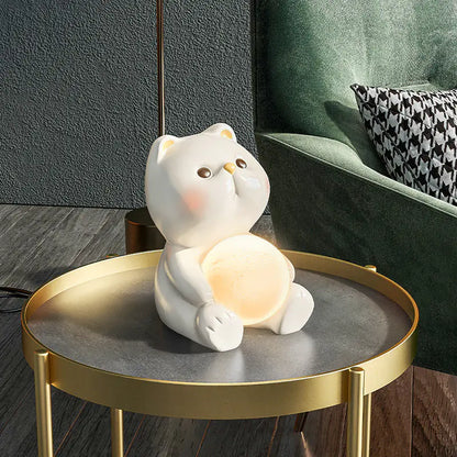 Cute Cat Night Light - Bedroom Decor and Gift