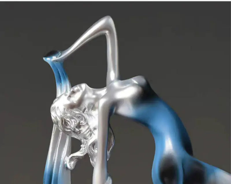 Modern Creative Dancing Girl Figurine for Home Decor