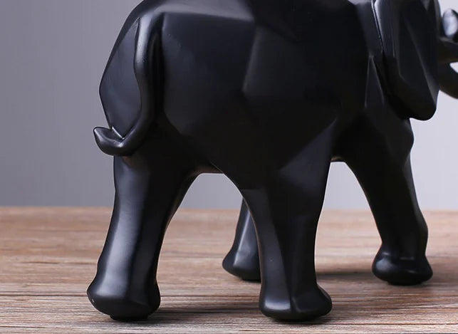 Elephant Figurine for TV Cabinet and Home Decor