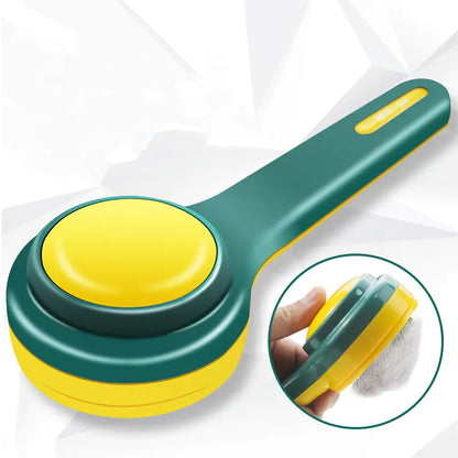 Contrasting Color Dog Comb for Easy Hair Removal