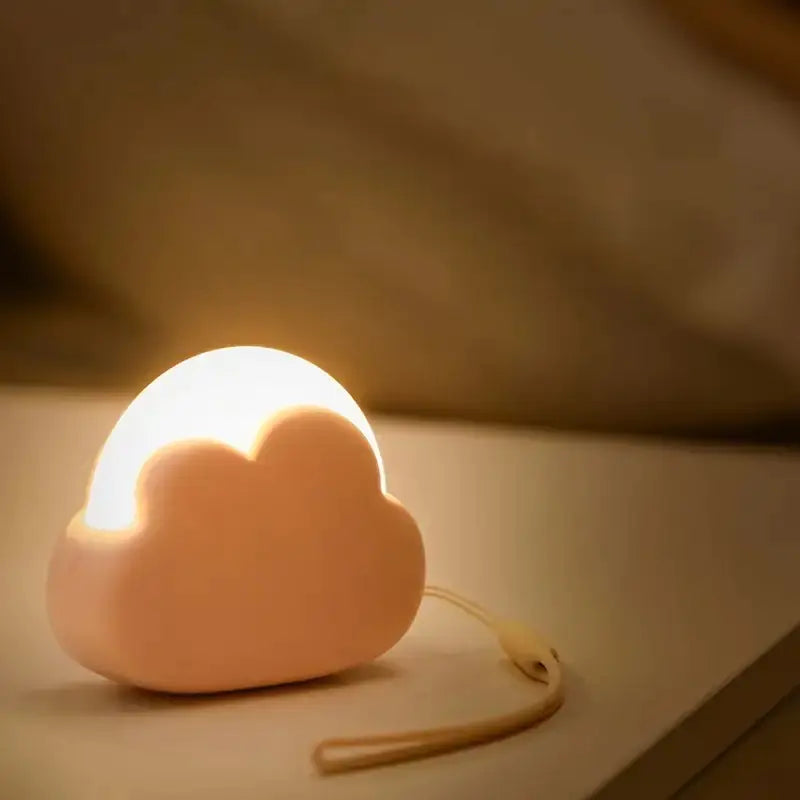 Cute Cloud Shaped Night Light - Mini Desktop Decor