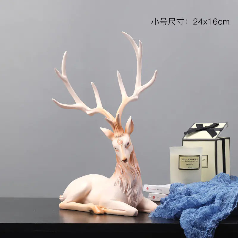 Elegant Deer Figurine for Home Decor and Gifts
