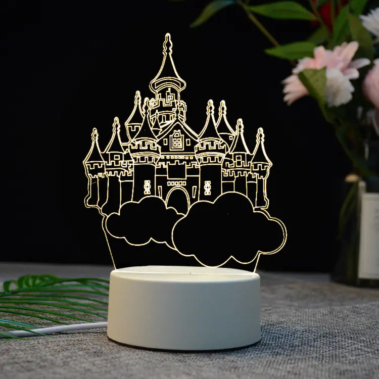 3D LED Jellyfish Night Light for Smart Home Decor