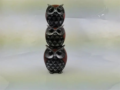 Owl Art Resin Decor