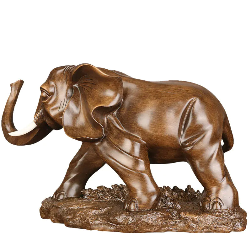 Resin Elephant Figurine for Home Decor (One Piece)