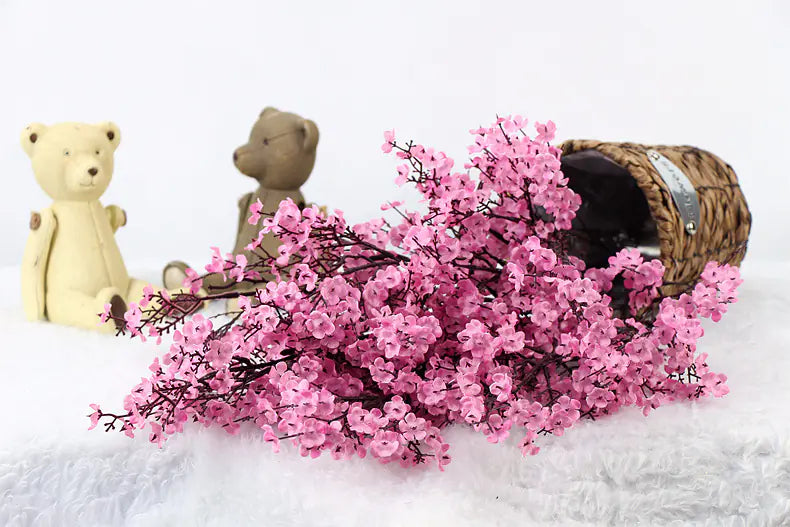 Realistic Baby's Breath Single Stem Floral Decor