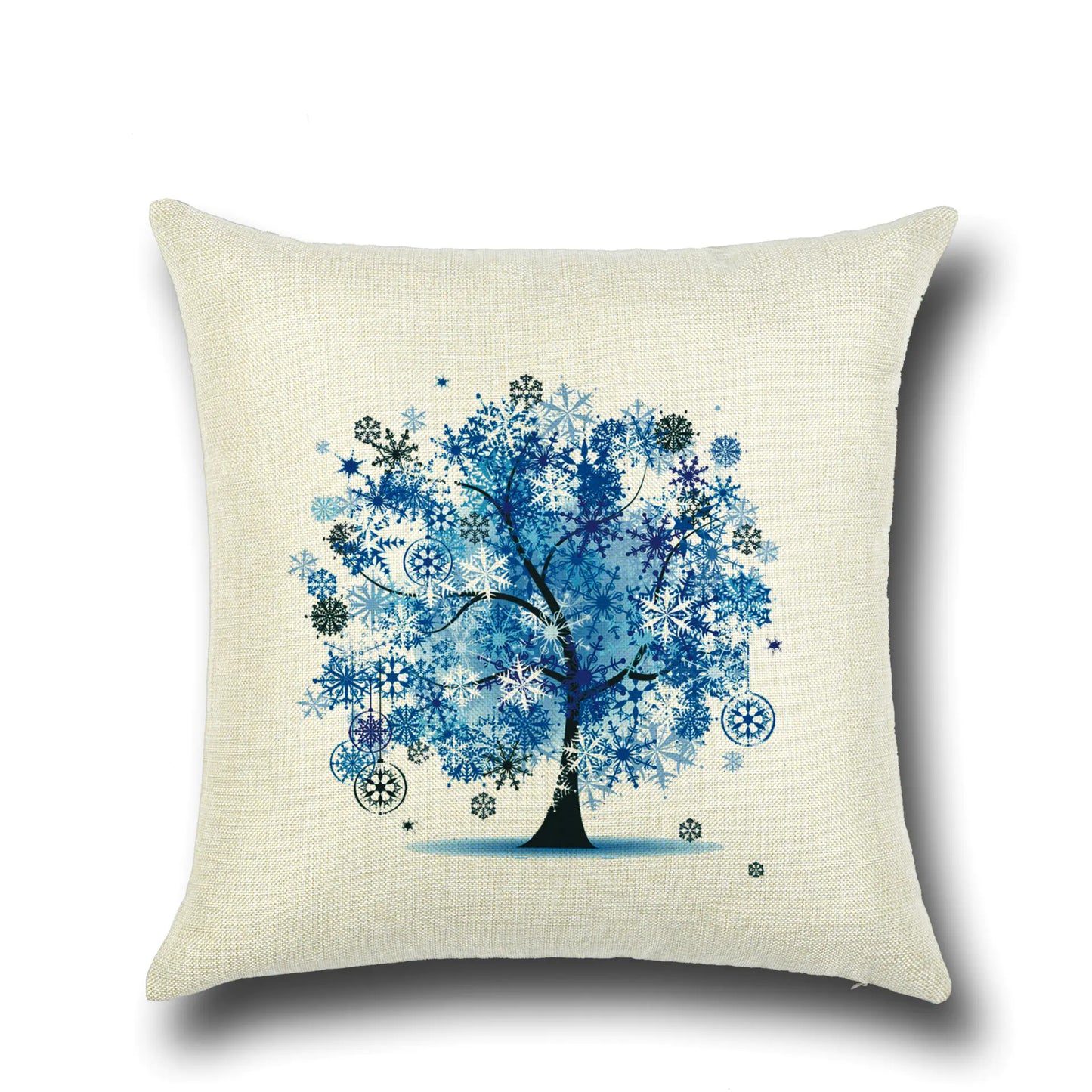 Stylish Cartoon Floral Tree Pillowcase for Home Decor