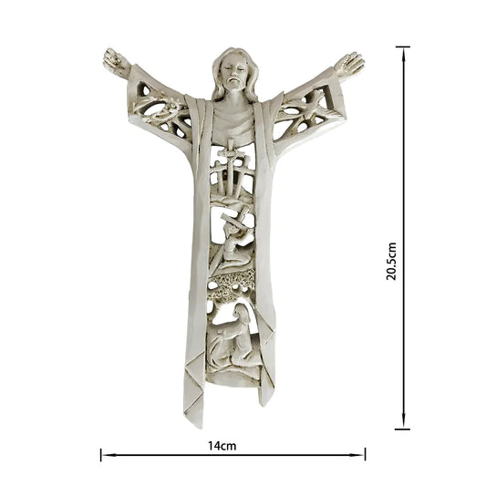 Vintage Cross Resin Wall Decor for Home (European Style)