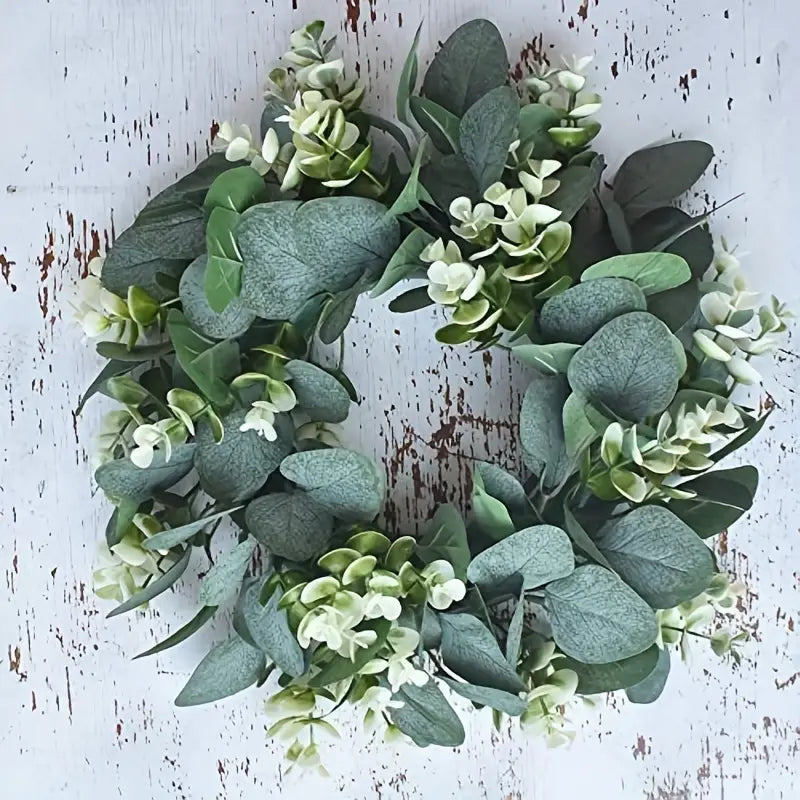 Artificial Eucalyptus Wreath for Home Decor (1pc)