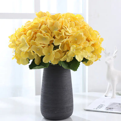 Artificial Hydrangea Bouquet for Home Decor (5 Heads)
