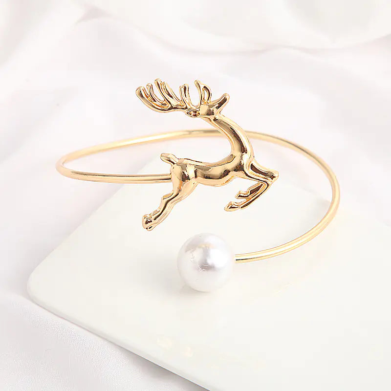 Luxury Pearl Elk Curtain Tieback for Home Decor