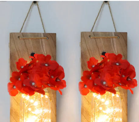 Solar Mason Jar Hanging Light for Garden, Balcony, and Home Decor