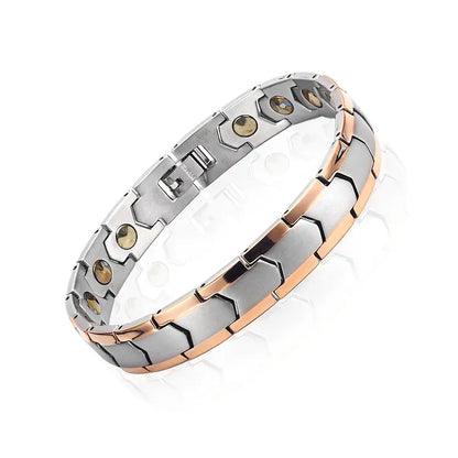 Stainless Steel Magnetic Therapy Health Bracelet