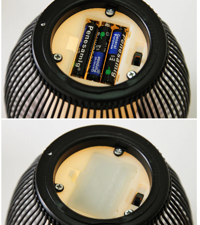 Mediterranean Iron Birdcage with LED Candle Decor