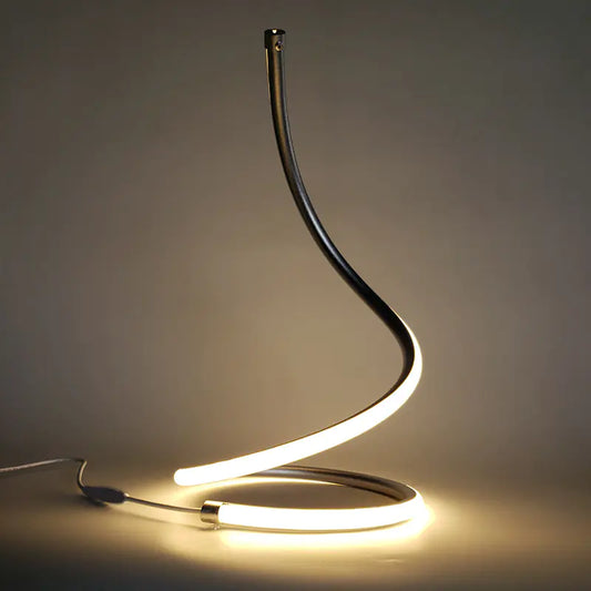 Minimalist Spiral Table Lamp for Home Decor (One Piece)