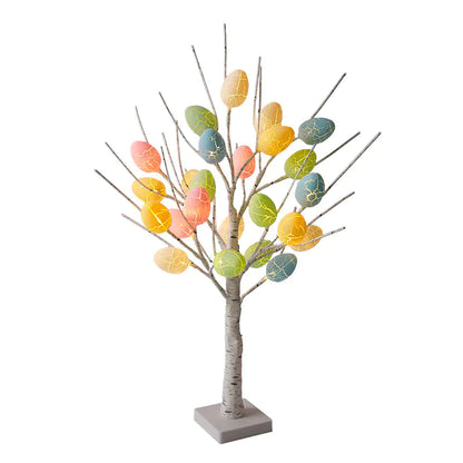 60cm LED Easter Egg Tree with Lights for Home Decor