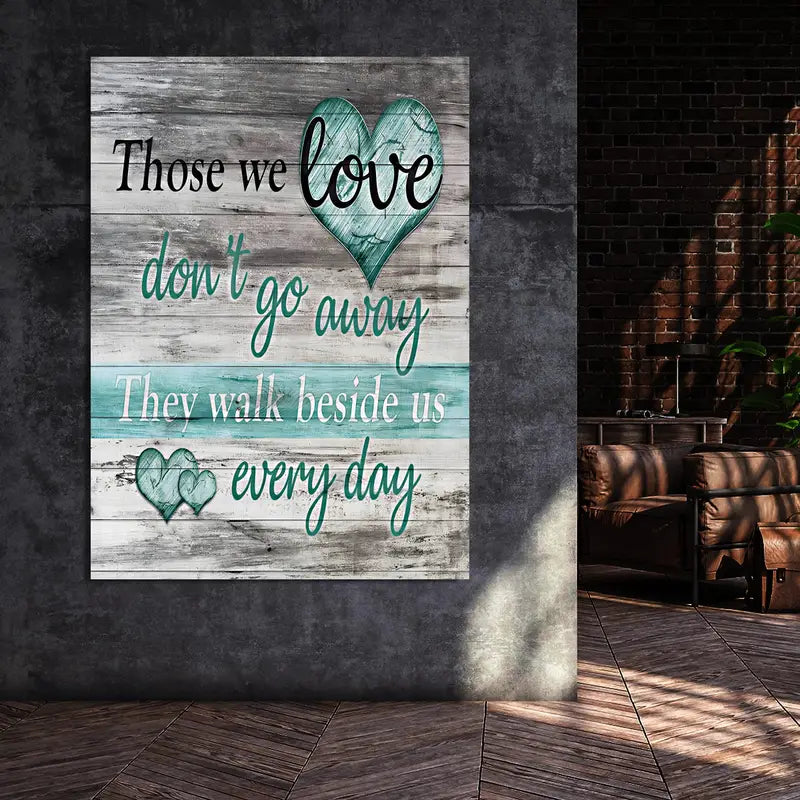Love Memory Canvas Painting - Wall Art for Home Decor