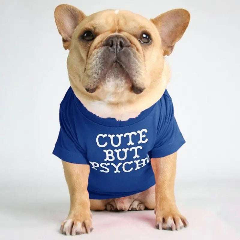 Humorous Turtleneck Round Neck T-shirt for Pets