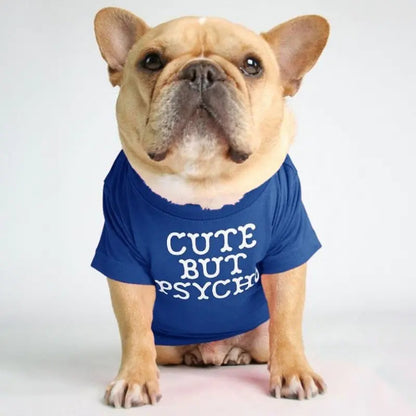 Humorous Turtleneck Round Neck T-shirt for Pets