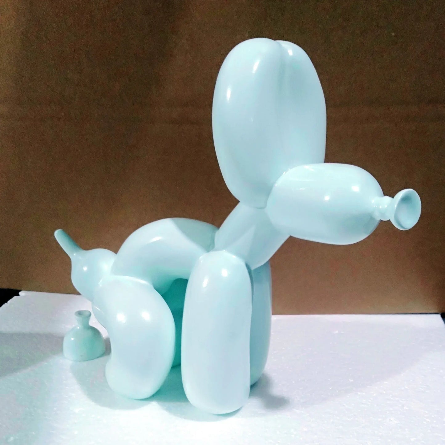 Cute Shiny Balloon Dog Sculpture Home Decor Art Piece