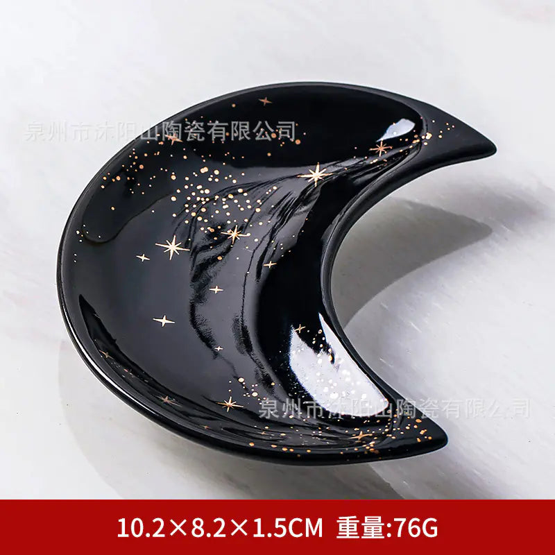 Nordic Ceramic Creative Moon Fruit Plate and Dish Decor
