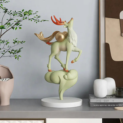 Elegant Deer Figurine for Home Decor and Gifts