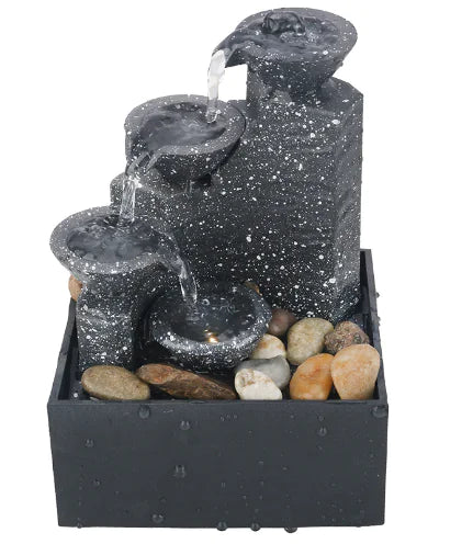 Water Fountain Table Decor with Lighting (One Piece)